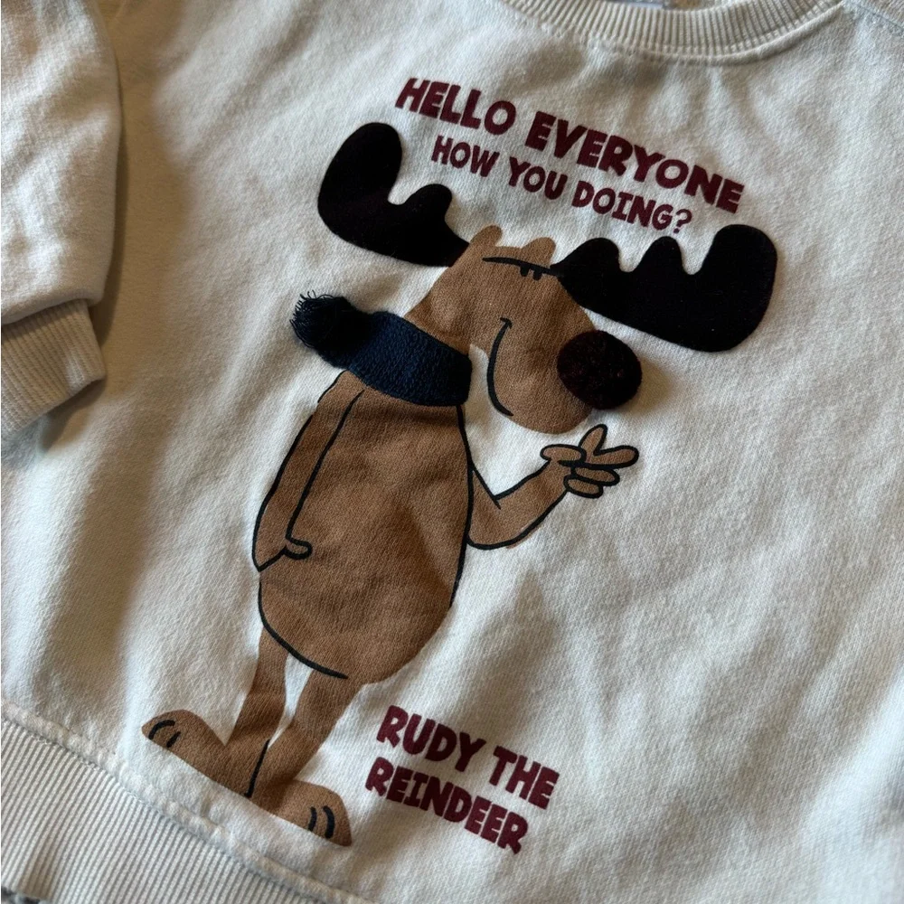 Zara Reindeer Sweatshirt